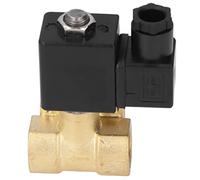 Generic Électrovanne en Laiton Haute Pression G3/8 Pouces Normalement Fermée 2 Positions pour Gaz et Liquides Neutres (AC220V)