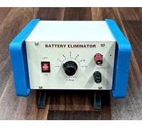 Generic Éliminateur de batterie, alimentation CC 2 A, bleu et blanc, sélecteur de tension réglable de 0 à 12 V, pour expériences en laboratoire et école