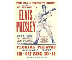 Generic Elvis Presley Affiche murale vintage A4, Poster, Chambre à coucher, 29.1L x 21l cm, Blanc, Rétro, Sans cadre, Métal, Indoor, Musique, Portrait, Papier photo Pro Lustre, Wall mount, 1 unité