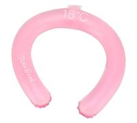 Generic Emballage de Refroidissement du Cou, Tube de Refroidissement en Cou Léger en Toute sécurité Pack Froid Réutilisable pour l'été pour le Sport (PINK)