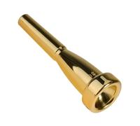 Generic Embouchure Trompette Utilisée Comme Partie de Remplacement pour Instrument à Vent Accessoires Musical En Alliage Confort Lors Du Jeu Adaptée Aux Joueu, Or 3C