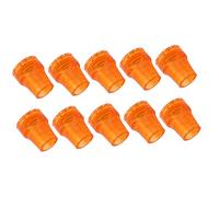 Generic Embout de Canne de Marche Robuste en Caoutchouc avec Résistance au Glissement pour un Meilleur équilibre sur N'importe Quel Sol pour une Foule Universelle (ORANGE)