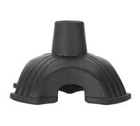 Generic Embout de Canne en Caoutchouc Autoportant, Support à Quatre Bases, Pointe de Canne de Marche pour une Traction et un équilibre Améliorés, Taille 19mm