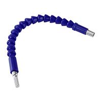 Generic Embouts D'arbre Flexibles, Support de Tournevis Durable Rouge pour Espaces Restreints, Tige Hexagonale de 290mm 1/4" (Arbre flexible en plastique bleu)