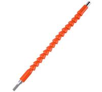 Generic Embouts D'arbre Flexibles, Support de Tournevis Durable Rouge pour Espaces Restreints, Tige Hexagonale de 290mm 1/4" (Arbre flexible en plastique orange)