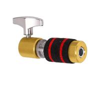 Generic Embrayage Universel pour Charleston, Alliage Réglable et Durable pour Batteurs de Jazz, Convient à une Tige de 7 Mm, Feutre Rouge Noir, 1 unité