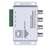 Generic Émetteur-récepteur Vidéo à Paire Torsadée 4 Canaux AHD/CVI/TVI/CVBS Convertisseur Balun HD 720P avec capacité Anti-interférence pour la Vidéosurveillance, Température de Fonctionnement :