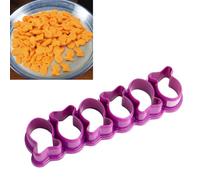 Generic Emporte-pièce en Forme de Poisson Rouge, Réutilisable, Compact et Précis, Petit Emporte-pièce en Forme de Poisson Rouge pour la Cuisson (PURPLE)