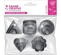 Generic Emporte Pièces en Métal, pour Pâte Fimo - Sachet De 15