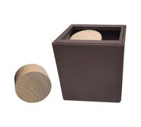 Generic En Bois Puzzle 3D Cube de Défi Jeu de Logique Jouet Éducatif pour Développer La Pensée Créative Adapté pour Les Enfants et Les Adultes, Cercle