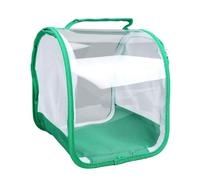 Generic Enclos en Maille pour Chenilles, Cage D'élevage Légère et Portable, Facile à Observer, 20x20,5x24cm, pour Chenilles et Insectes