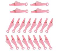 Generic Enfile-aiguille pour machine à coudre en forme de bouche de poisson - 20 aiguilles | Enfile-aiguille automatique rapide et facile | Acier inoxydable et rose | Point de croix, broderie,