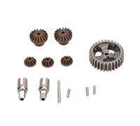 Generic Engrenage Différentiel RC, Pièce de Mise à Niveau de Remplacement de Jeu D'engrenages Différentiels en Métal pour Voiture RC 244016 3343 1/24