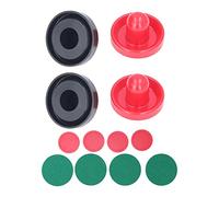 Generic Ensemble D'accessoires de Hockey sur Air de Table, Poussoirs en Plastique à Fort Impact, Palets pour Toutes Les Tables Standard, Expérience de Jeu Confortable pour Les Amateurs de Table