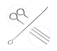 Generic Ensemble D'aiguilles et de Boucles D'inoculation, 50 Pièces, Matériau Nichrome Efficace pour les Expériences Scientifiques et les Tests Microbiens