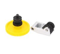 Generic Ensemble D'alimentation D'engrenage Droit D'extrudeuse, Alliage D'aluminium CNC Robuste pour Imprimantes 3D P1P P1S, Acier à Haute Résistance, 2 Unités