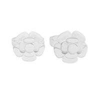 Generic Ensemble D'anneaux de Diagramme D'ongles Outil D'affichage de Couleur de Gel de Papillon de Fleur Durable pour le Matériel de Pratique D'art D'ongle ABS Paquet de 50 adapté aux Salons de