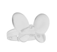 Generic Ensemble D'anneaux de Diagramme D'ongles Outil D'affichage de Couleur de Gel de Papillon de Fleur Durable pour le Matériel de Pratique D'art D'ongle ABS Paquet de 50 adapté aux Salons de