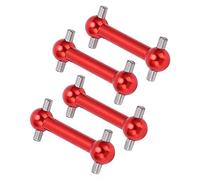 Generic Ensemble D'arbres D'entraînement en Os de Chien en Métal, Arbre en Os de Chien en Alliage D'aluminium Durable pour TT01 TT02, Pièce de Mise à Niveau Idéale pour Les Amateurs de Voitures