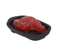 Generic Ensemble D'assiettes de Cuisse de Poulet Rôti pour Maison de Poupée, pour la Décoration et L'exposition, 20 Aliments Miniatures sur Assiette, Réalisme Exquis, 3,5x2 Cm, Nourriture Minuscule