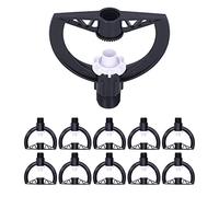 Generic Ensemble de 10 Arroseurs à Impact, Outils D'irrigation de Jardin en Plastique de Haute qualité pour L'entretien des Légumes et de la Pelouse