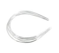 Generic Ensemble de 10 Bandeaux pour Cheveux Femme, En Acier Inoxydable, Accessoires pour Coiffures Personnalisées, Variations de Coiffure et Décoration, argent, comme décrit