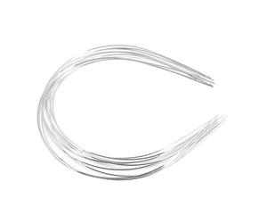 Generic Ensemble de 10 Bandeaux pour Cheveux Femme, En Acier Inoxydable, Accessoires pour Coiffures Personnalisées, Variations de Coiffure et Décoration, argent, comme décrit