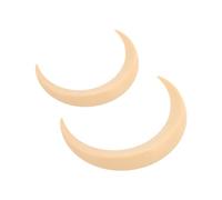 Generic Ensemble de 2 Fourchettes à Cheveux Moon, Belles épingles à Cheveux Décoratives pour Festivals et Cosplay, Fabriquées en ABS Durable (Beige)