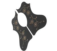 Generic Ensemble de 2 Pickguard pour Guitare Acoustique, Protections de Guitare en Plastique Durable pour la Protection contre les Rayures, Accessoire de Remplacement Décoratif pour, Motifs de