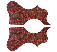 Generic Ensemble de 2 Pickguard pour Guitare Acoustique, Protections de Guitare en Plastique Durable pour la Protection contre les Rayures, Accessoire de Remplacement Décoratif pour, Motifs de