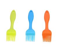 Generic Ensemble de 3 Pinceaux en Silicone, Brosses à Huile pour Pâtisserie BBQ Haute Température pour Grillades, Cuisson
