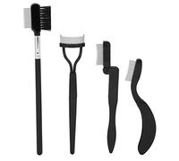 Generic Ensemble de 4 Séparateurs de Cils Compacts en Acier Inoxydable pour un Maquillage Précis des Yeux, Costume pour Filles et Femmes, Plastique et Acier Inoxydable