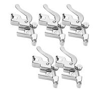 Generic Ensemble de 5 Supports de Pied-de-biche Multifonctionnel, Conception à Changement Rapide pour Machines à Coudre, Métal de Haute qualité