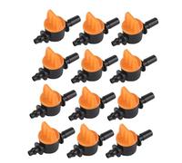 Generic Ensemble de 50 Vannes D'irrigation Goutte à Goutte, Connecteurs de Tuyaux D'eau de Jardin de Haute qualité pour Systèmes D'irrigation sans Effort, 4/7mm