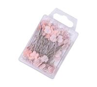 Generic Ensemble de 80 épingles En Acier Inoxydable pour Couture et Décoration, Rose