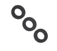 Generic Ensemble de Bagues de Rondelle en Caoutchouc pour l'étanchéité, 12 Pièces, Bague de Fixation de Robinet et Kit de Rondelles de Bouchon, Outils de Bricolage pour Conduite D'eau, Raccords (1/4