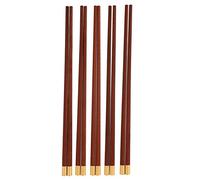 Generic Ensemble de Baguettes en de Style Chinois, Personnage Porte-bonheur incrusté pour la Famille et les Amis, Vaisselle Durable pour la Maison Exclusive, Lot de 5 Paires (Coffret
