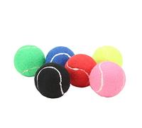 Generic Ensemble de Balles de Tennis pour Enfants avec Cachemire et Caoutchouc, 6 Balles de Tennis Souples et élastiques pour L'entraînement des Jeunes, Adaptées au Sol en Herbe et en Sable