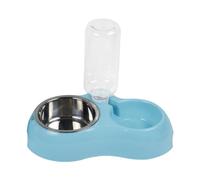Generic Ensemble de Bols pour Animaux domestiques, Bols Polyvalents pour Chiens et Chats, Distributeur d'eau Inclus, Bleu