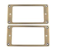 Generic Ensemble de Cadres de Micro pour Guitare électrique, 2 Pièces, Anneau de Montage Humbucker en Alliage de Zinc de qualité Supérieure, Installation Facile pour les Amateurs de Guitare 2x2mm