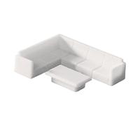 Generic Ensemble de Canapé Miniature à L'échelle 1:50 - Petit Mobilier Miniature Créatif pour Accessoires Photo, Dioramas et Décorations Architecturales, Style A