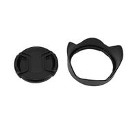 Generic Ensemble de Capuchons de Pare-Soleil D'appareil Photo, Couvercle D'objectif Antireflet de 58 Mm pour XF 18-55 Mm, Idéal pour la Photographie D'images Claires, Matériau ABS