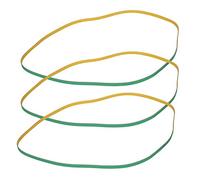 Generic Ensemble de Ceintures de Machine à Découper en Cuir Artificiel, 3 Pièces de Ceinture Plate de 37,8 Pouces pour Machines à éplucher, Pièces de Rechange Solides et Durables, Installation Simple