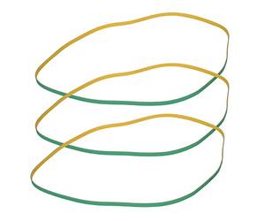 Generic Ensemble de Ceintures de Machine à Découper en Cuir Artificiel, 3 Pièces de Ceinture Plate de 37,8 Pouces pour Machines à éplucher, Pièces de Rechange Solides et Durables, Installation Simple