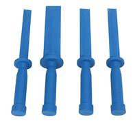 Generic Ensemble de Ciseaux en Plastique en Nylon, Kit D'outils de Grattoir Universel pour Autocollants de Moulures de Carrosserie Automobile, Emblèmes, Badges avec Prise Confortable et