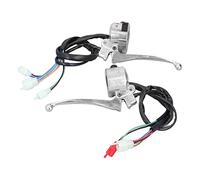 Generic Ensemble de Commutateurs de Guidon de Frein à Tambour en Alliage D'aluminium de Moto de 22 Mm pour JH70 JH90, Opération Facile pour les Pilotes de Scooter Chinois Vintage