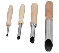 Generic Ensemble de Coupe-trou de Poterie en Acier Inoxydable, Opération Facile pour la Sculpture en Argile, 4 Pièces pour une Utilisation en Studio à Domicile