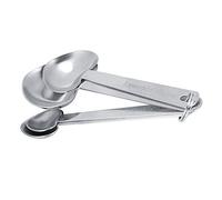 Generic Ensemble de Cuillères à Mesurer Durables en Acier Inoxydable, pour la Cuisson, la Cuisine, Paquet de 4 Mini Cuillères D'assaisonnement au café et au Lait, Argent