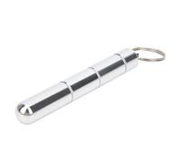 Generic Ensemble de Cure-oreilles Portables en Acier Inoxydable, pour Suspendre un Porte-clés, Outil de Curette Dissolvant de Cérumen pour un Nettoyage en Douceur, 6 Pièces Argentées