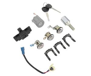 Generic Ensemble de Cylindres de Serrure Kit de Serrure de Porte d'allumage en Métal ABS OEM MR259744 MR259766 MR259111 Restaure l'entrée de t le Contrôle du Véhicule pour Pajero Montero II